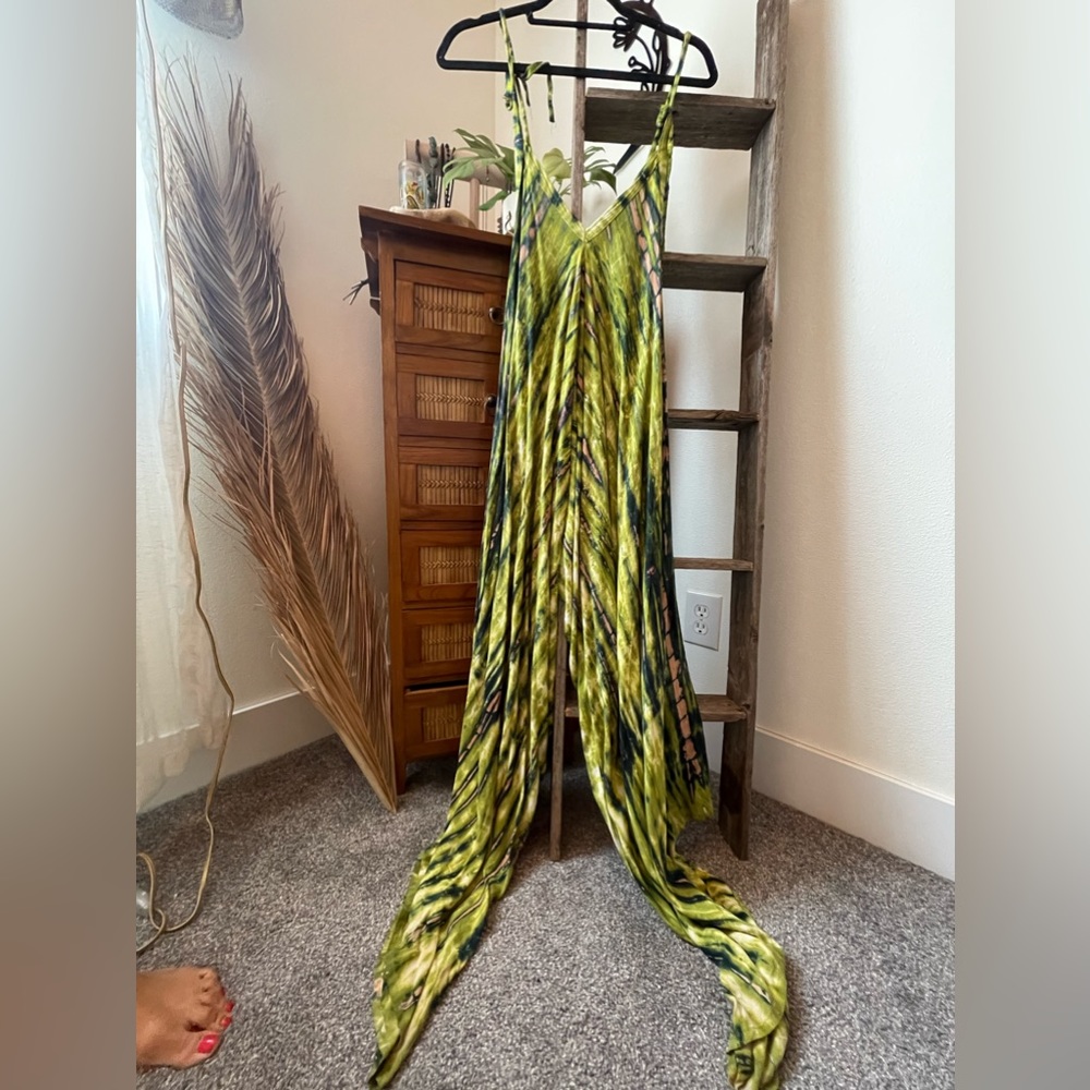 Green Tie dye jumper